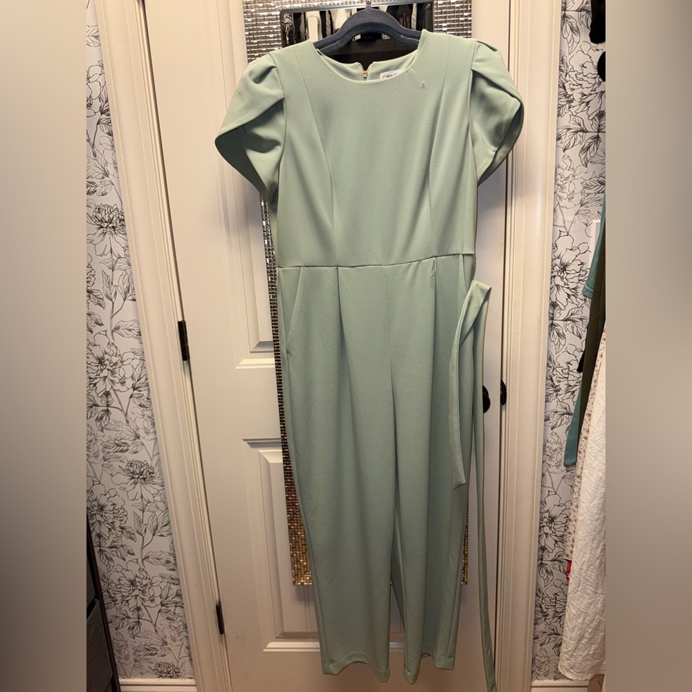Calvin Klein Sage Green Jumpsuit - Picture 6 of 13